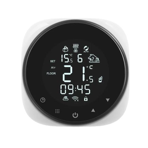RSH® TM012- Intelligenter WLAN-Thermostat. Geeignet für Gasboiler oder Elektro- und Wasserzirkulations-Fußbodenheizungen - 16A Belastbarkeit, App-Steuerung