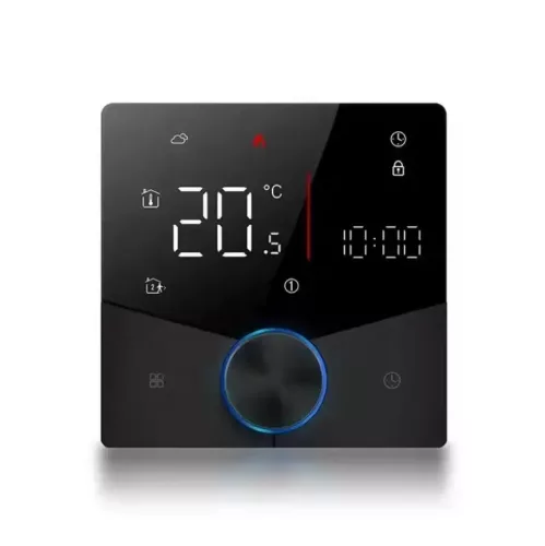 RSH® TM018-GA – Intelligenter WLAN-Thermostat. Für elektrische und wasserführende Fußbodenheizungen – 5A, App-Steuerung