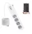 RSH® WT012-EU - SMARTe Steckdosenleiste: 4x separat steuerbare Steckdosen + 2x USB-Ladegerät. Überspannungsschutz