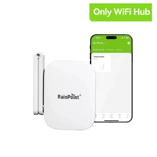 RainPoint® Mini Wi-Fi HUB - Intelligente Zentrale – für Bewässerungsventile und Messgeräte