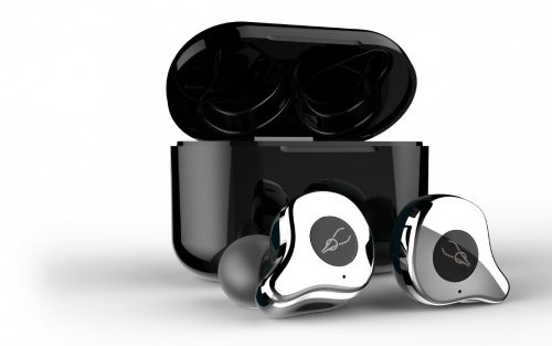 Sabbat E12 silver mit QI-wireless charging- TWS Kabellose Bluetooth-Kopfhörer In-Ear-Headsets Bluetooth 5.0 Auto-Pairing mit 750mAh-Ladebox Unterstützt Wireless Charge