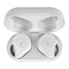   SABBAT X12PRO Moonlight White - Kabellose Bluetooth 5.0-Ohrhörer in Ladebox - HD-Klangerlebnis, 6 Stunden Betriebszeit