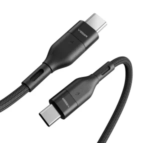   Veger CC01 - 60W USB Type-C - USB Type-C Kabel - 120 cm, 60W Aufladung, Perlmuttstoffüberzug - schwarz