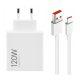 Xiaomi 120W Hypercharge Combo – 120Watt Netzteil (Type-A) + 1 Meter langes 120-Watt-Kabel – Weiß