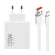 Xiaomi 120W Hypercharge Combo – 120Watt Netzteil (Type-A) + 1 Meter langes 120-Watt-Kabel – Weiß