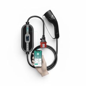   Zopoise ZA05 - 11 kW | WLAN | Tragbares + Wand-EV-Autoladegerät | 3-phasig | 3x16 A | Type 2 | 5 m Kabel | FI-Schalter | App-Steuerung