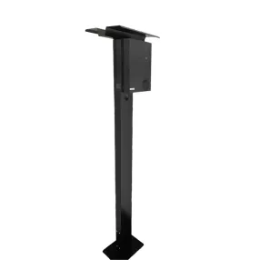   Säule für RAEDIAN Wandladegeräte (Wallbox) – 2 Stück Wallbox platzierbar – schwarz