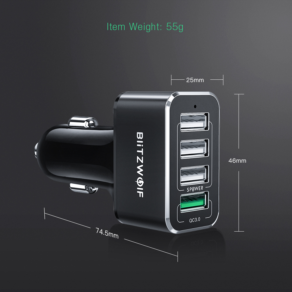 BlitzWolf® BW SD3 50W Auto Ladegerät BlitzWolf Österreich BlitzWolf® BW SD3 50W Auto Ladegerät BlitzWolf Österreich