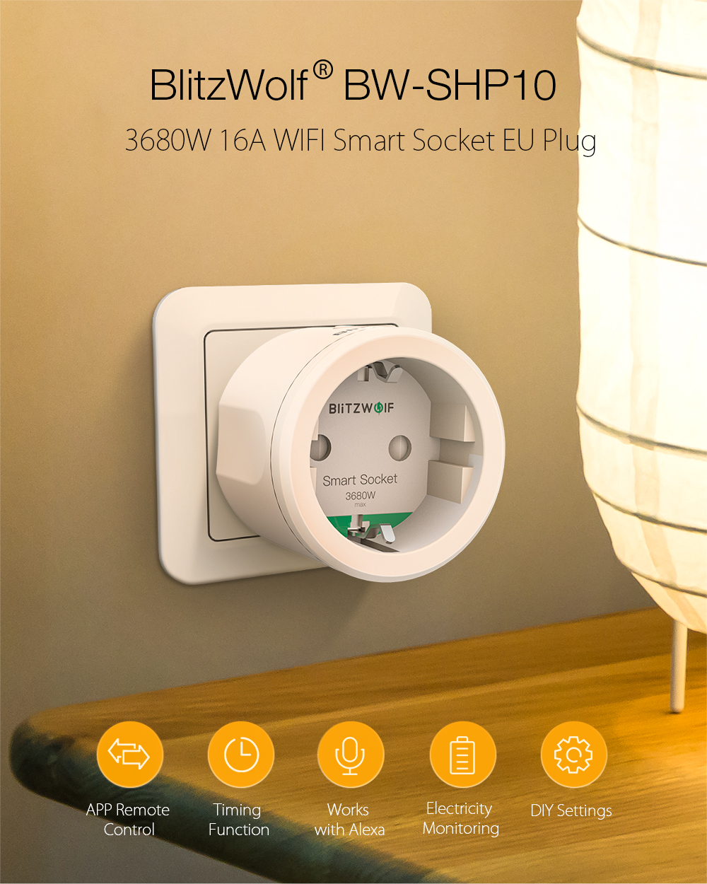 Blitzwolf BW-SHP10 smart socket