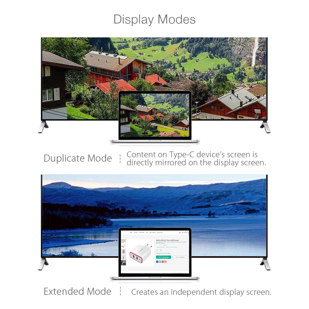 BlitzWolf® BW-TH4 - Type-C to HD Multimedia Interface