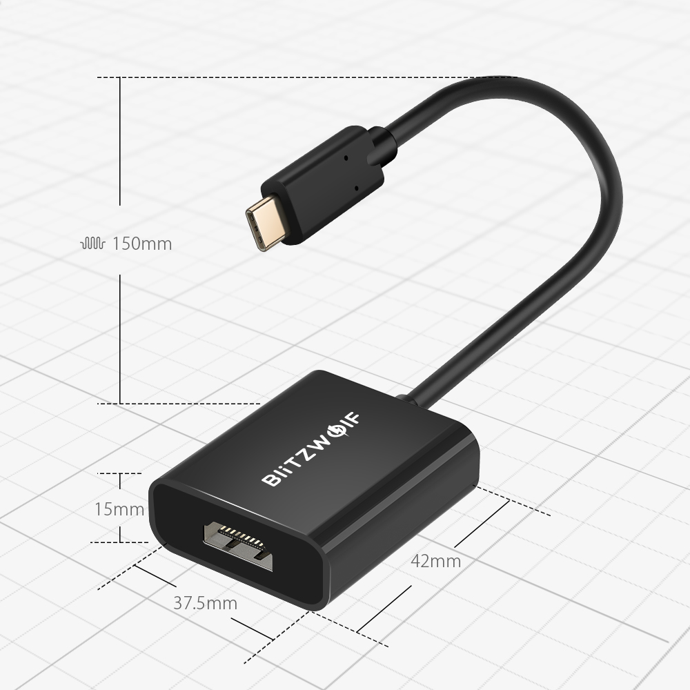 BlitzWolf® BW-TH4 - Type-C to HD Multimedia Interface